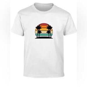 Palm Sunrise Graphic Tee
